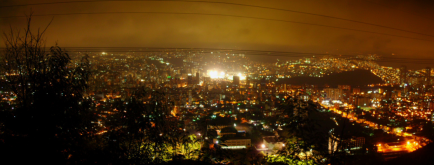Caracas at night from Cortafuegos, Waraira Repano